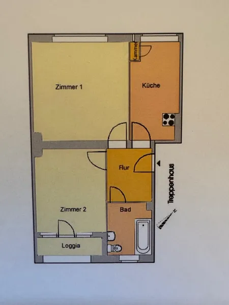 Zwei Zimmer in Berlin: Helle Wohnung in Baumschulenweg — photo 1